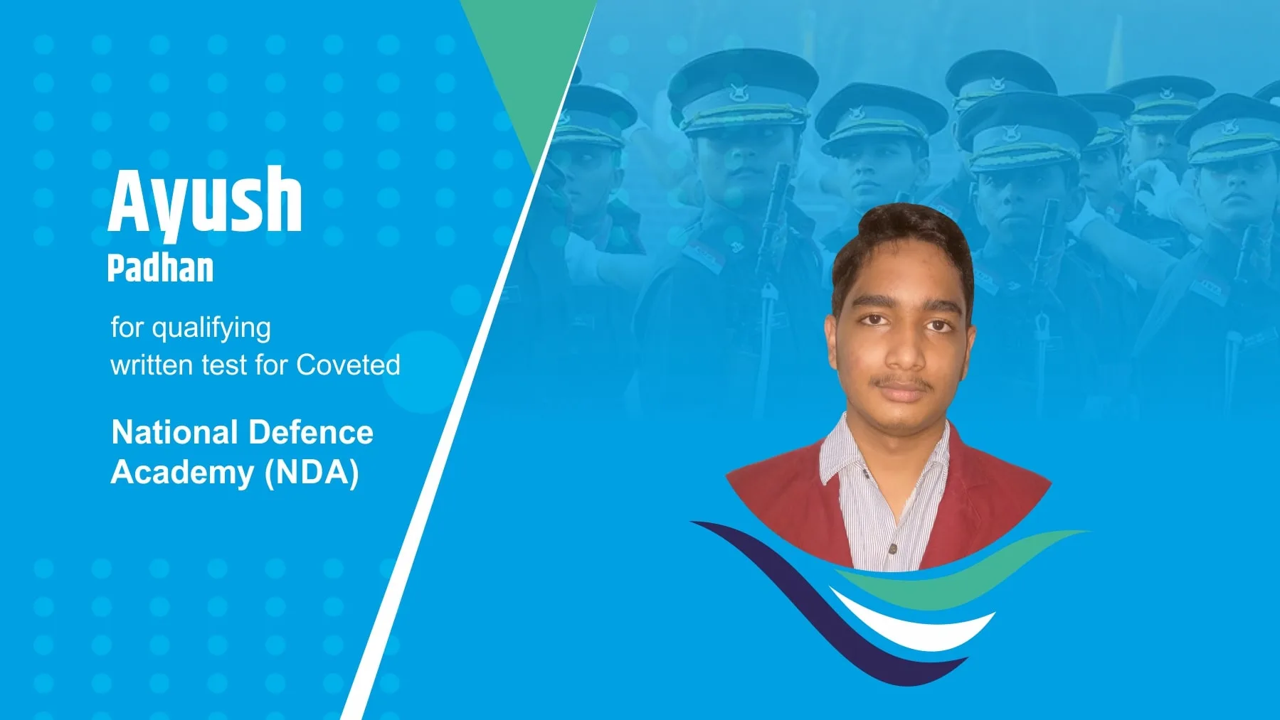 Vedician qualifies for National Defence Academy